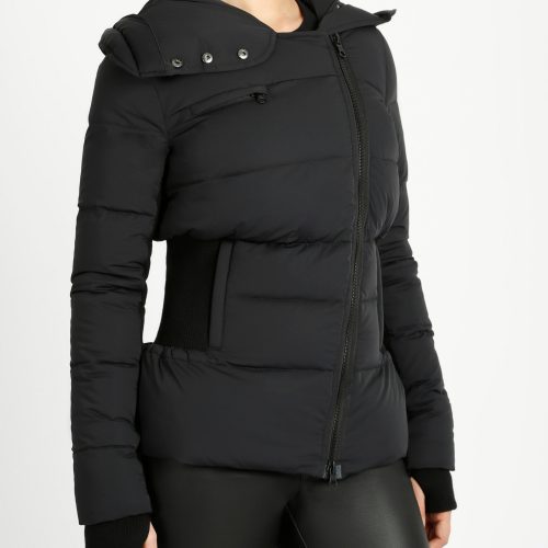 BLC10600 AsymmetricalMidPufferParka Black001 1322