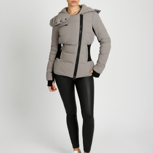 BLC10600 AsymmetricalMidPufferParka Graphite175 1270