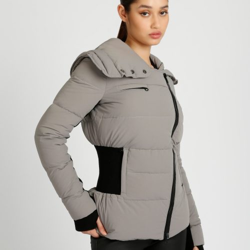 BLC10600 AsymmetricalMidPufferParka Graphite175 1284