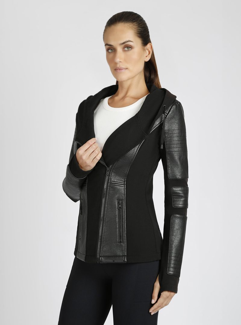 BLJ101700AsymHoodedMoto Black 001 3