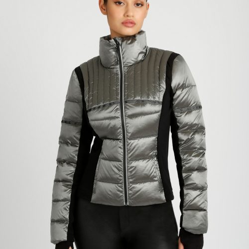 REFLECTIVE INSET FEATHER WEIGHT JACKET - Blanc Noir Online Store