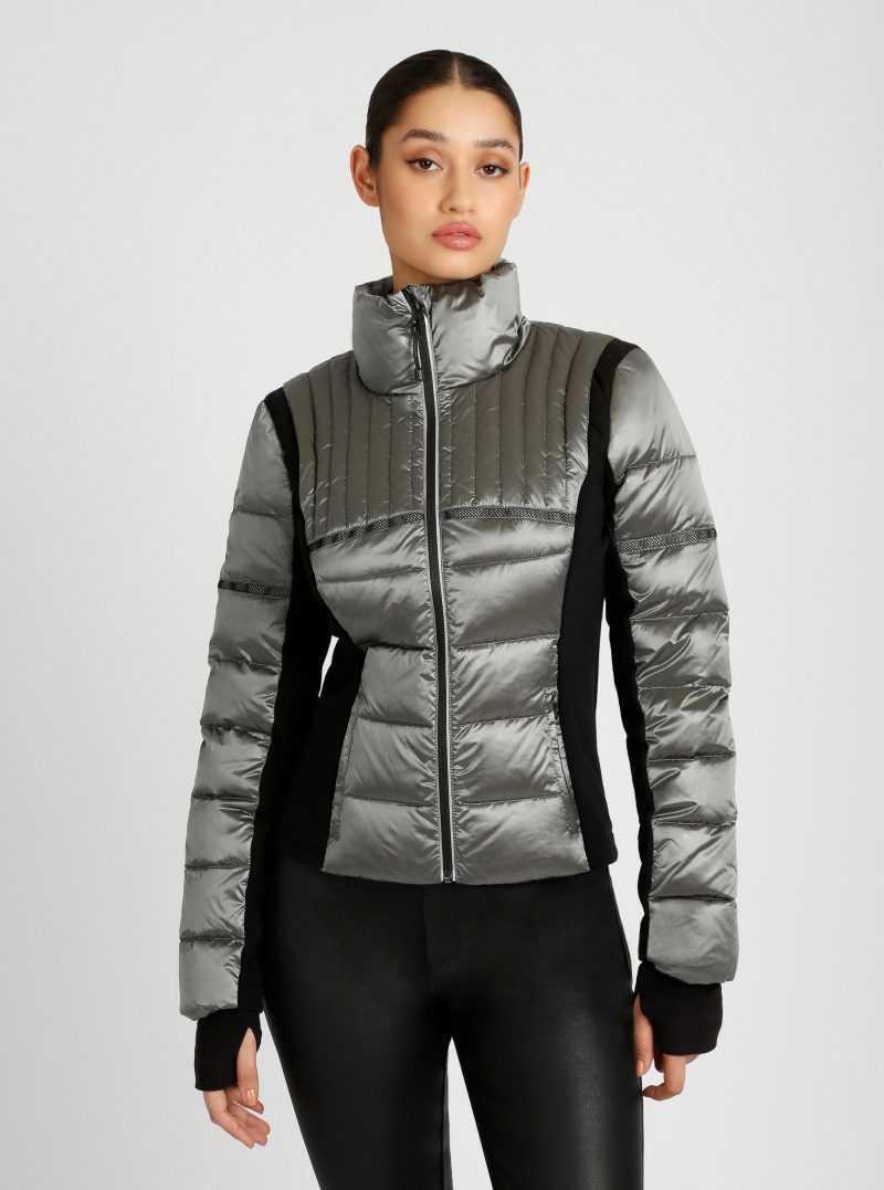 REFLECTIVE INSET FEATHER WEIGHT JACKET - Blanc Noir Online Store