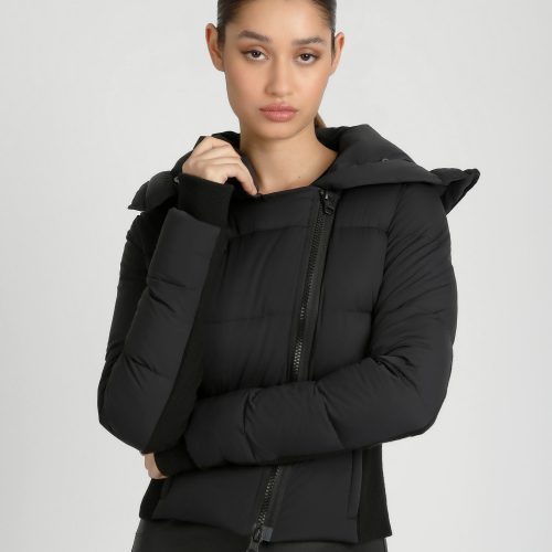 BLJ41100 AsymmetricalPufferJacket Black001 1096