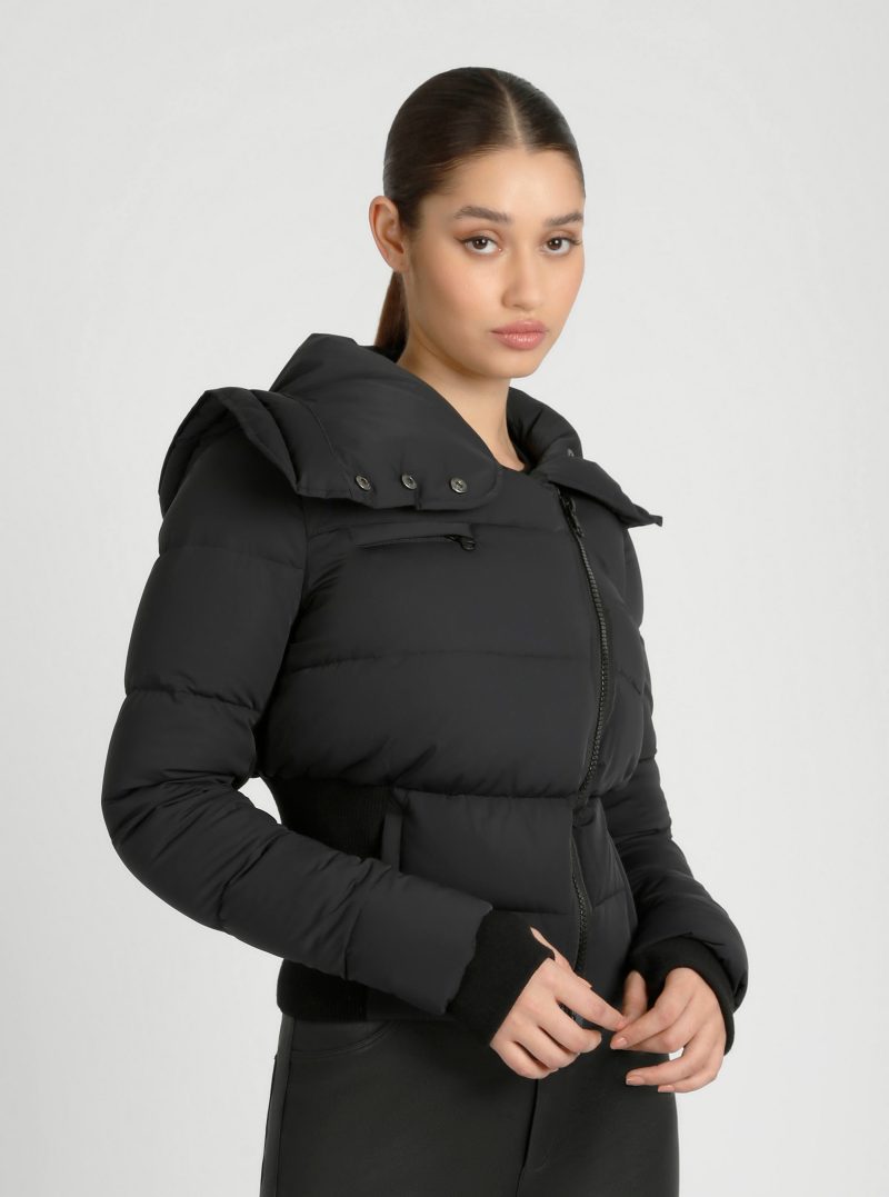 BLJ41100 AsymmetricalPufferJacket Black001 1112