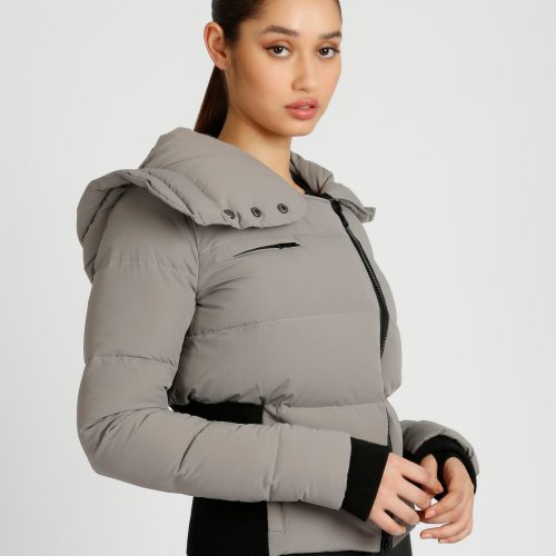 BLJ41100 AsymmetricalPufferJacket Graphite175 1194