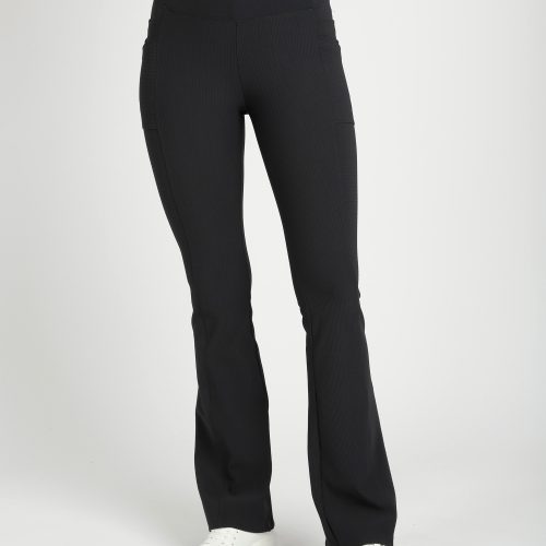 Directional Rib Bootcut Pant - Blanc Noir Online Store