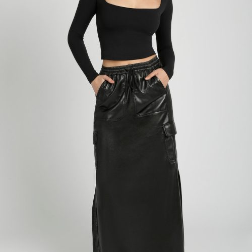 Delia Long Skirt - Blanc Noir Online Store