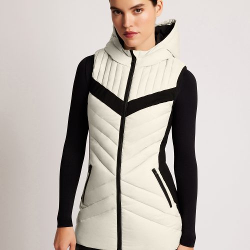 Elongated Puffer Vest - Blanc Noir Online Store