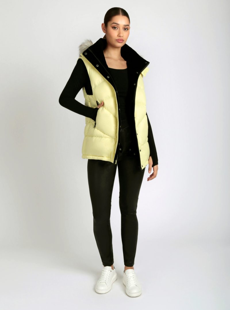 BLV07100 AfterburnPufferVest Citron732 4015