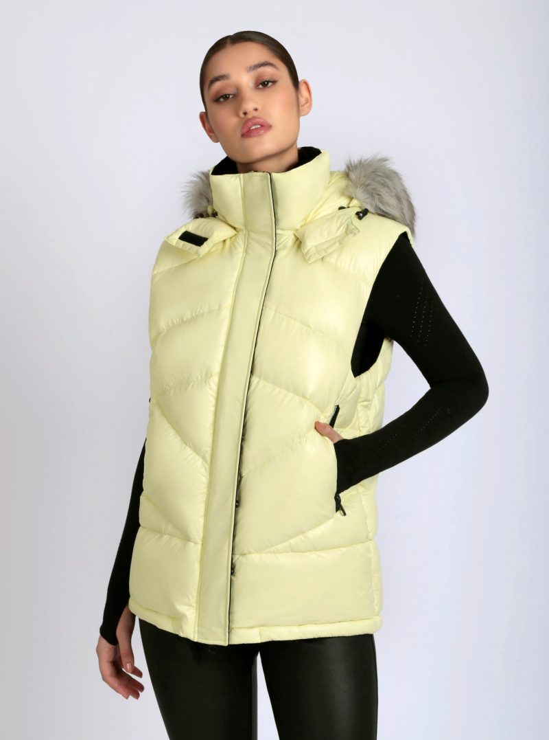 BLV07100 AfterburnPufferVest Citron732 4020