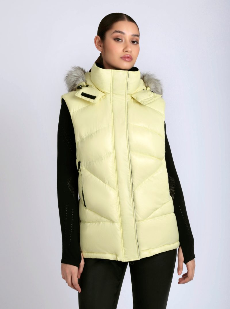 BLV07100 AfterburnPufferVest Citron732 4023