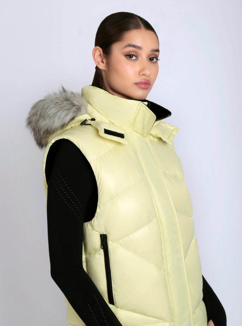 BLV07100 AfterburnPufferVest Citron732 4031