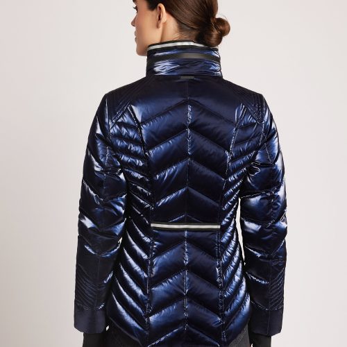 blj1076a00 427 1xs super hero puffer down filled jacket with reflective trim puffer xs dress blues 30406473384009