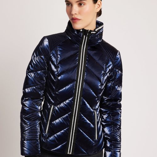 blj1076a00 427 1xs super hero puffer down filled jacket with reflective trim puffer xs dress blues 30406473416777