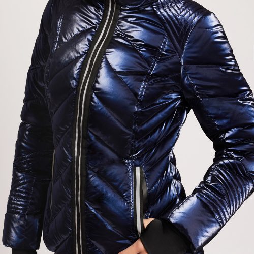 blj1076a00 427 1xs super hero puffer down filled jacket with reflective trim puffer xs dress blues 30782816387145