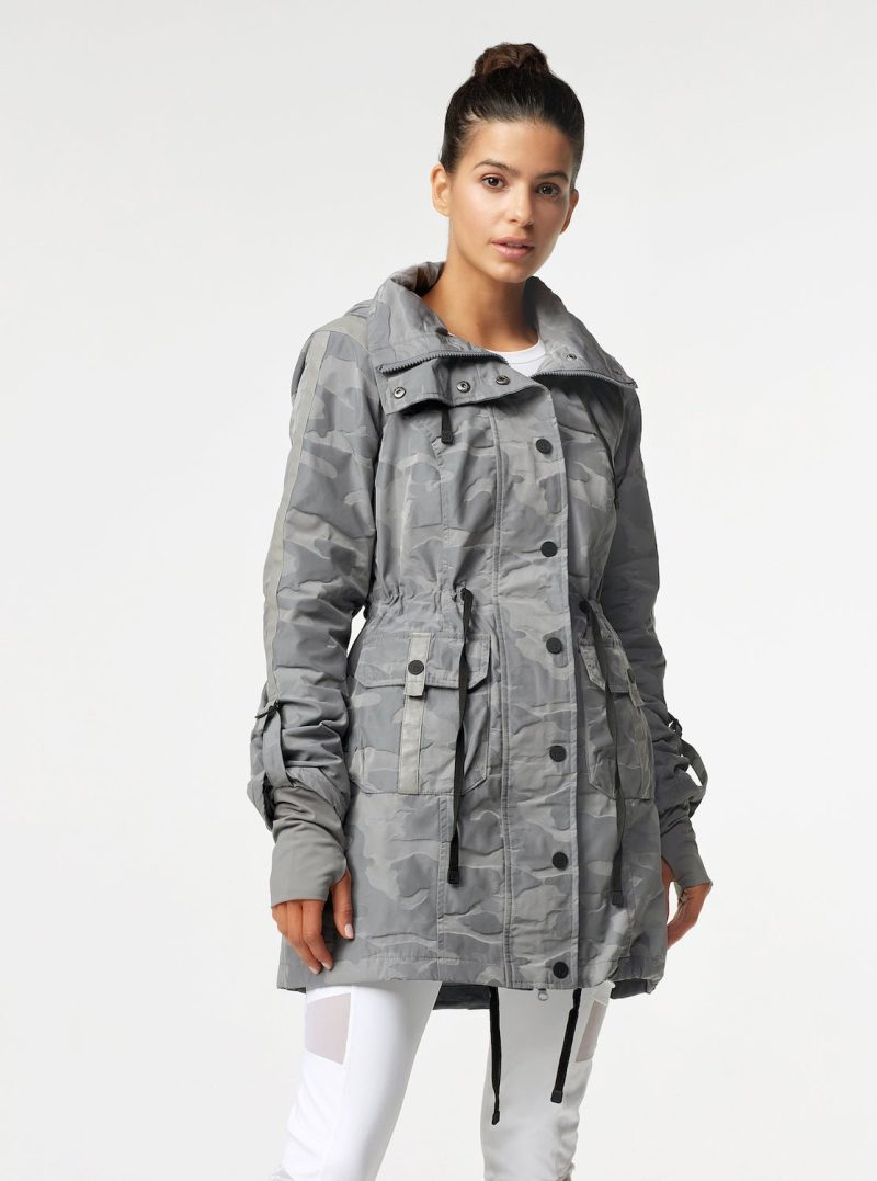 Camo Anorak - Medium Gray Sharkskin - Final Sale - Blanc Noir Online Store