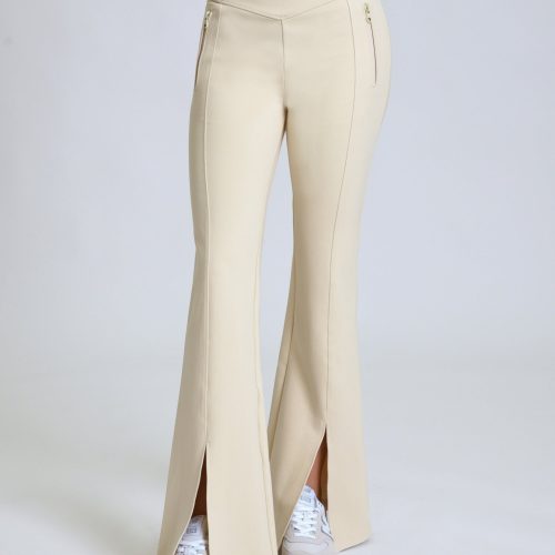 Cara Split Hem Pant - Blanc Noir Online Store