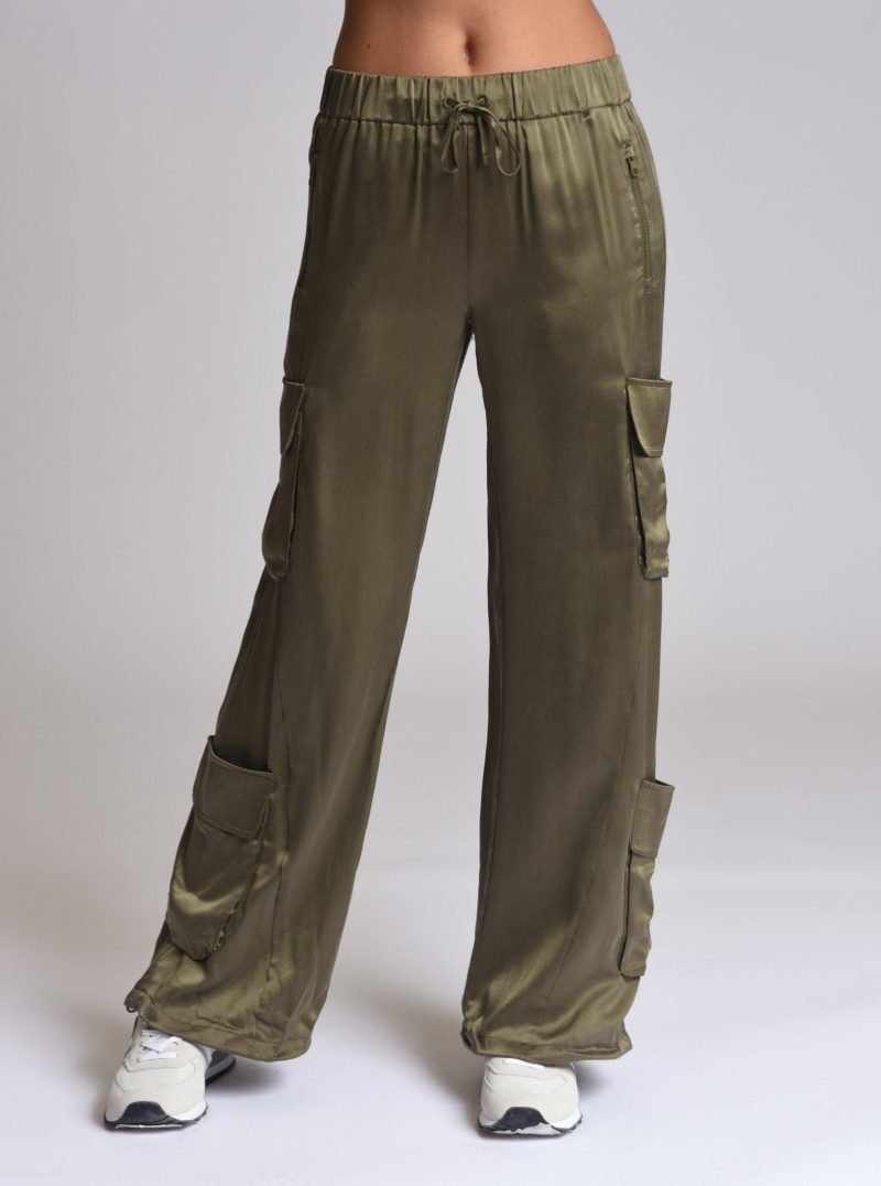 chelsea silk wide leg pant 488411