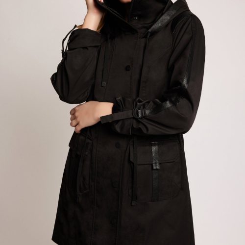 Classic Solid Anorak - Blanc Noir Online Store