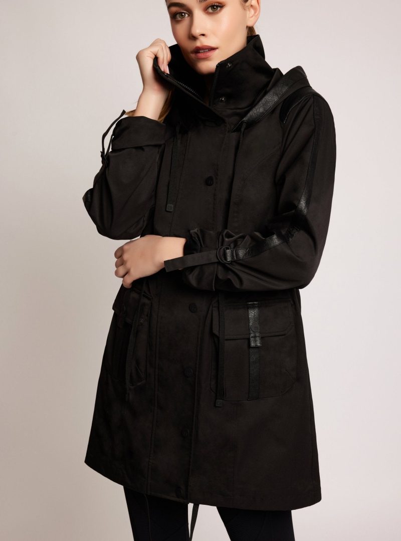 Classic Solid Anorak - Blanc Noir Online Store