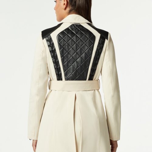 collaborator quilted back trench 658984