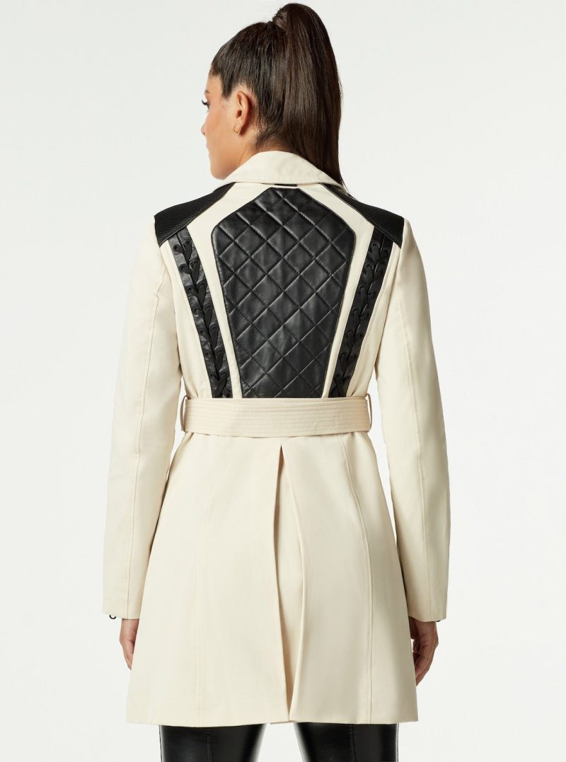 collaborator quilted back trench 658984