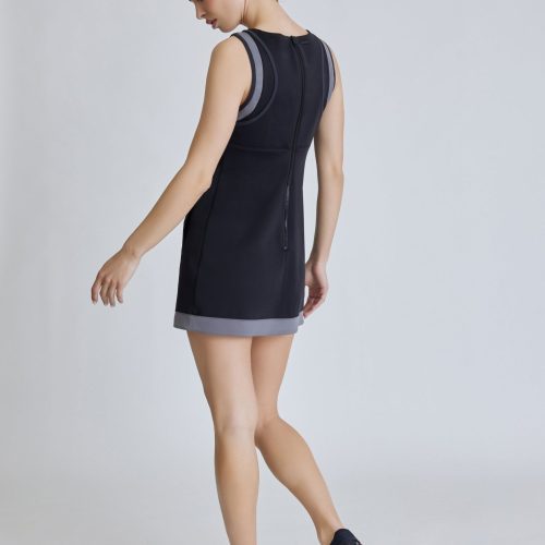 color block tennis dress black 563194