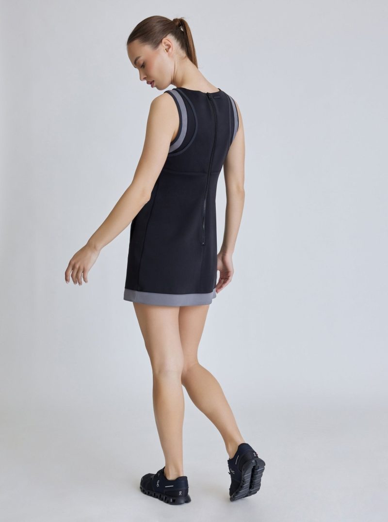 color block tennis dress black 563194