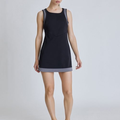 color block tennis dress black 632887