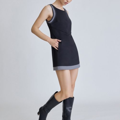 color block tennis dress black 989073