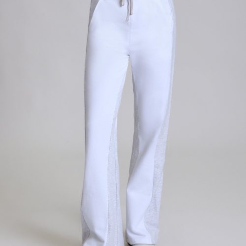 Color Blocked Wide Leg Pant - Blanc Noir Online Store