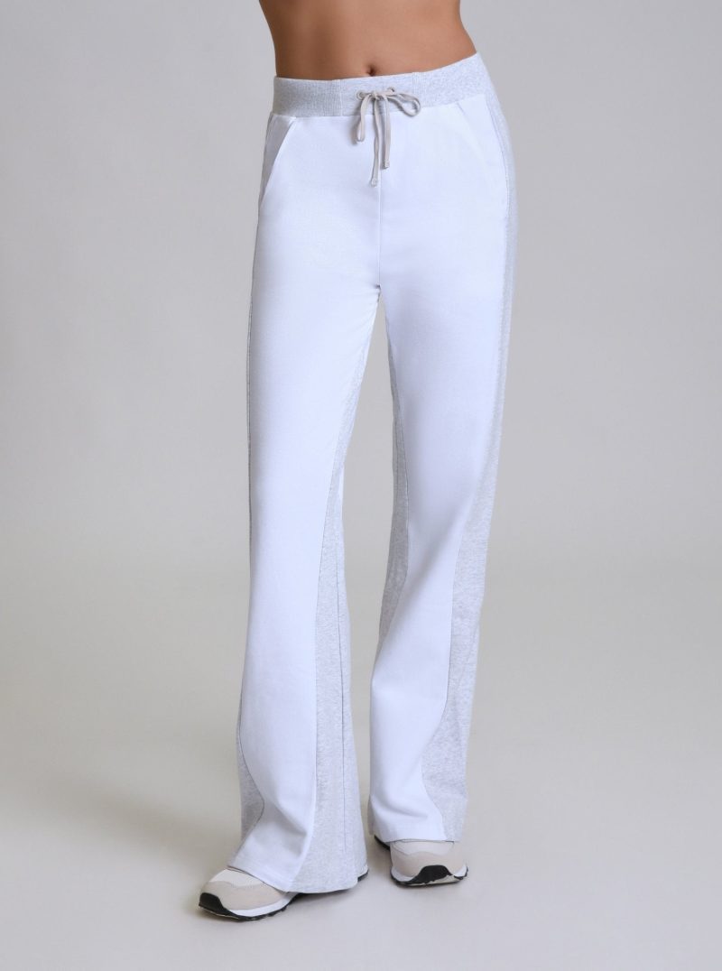 Color Blocked Wide Leg Pant - Blanc Noir Online Store