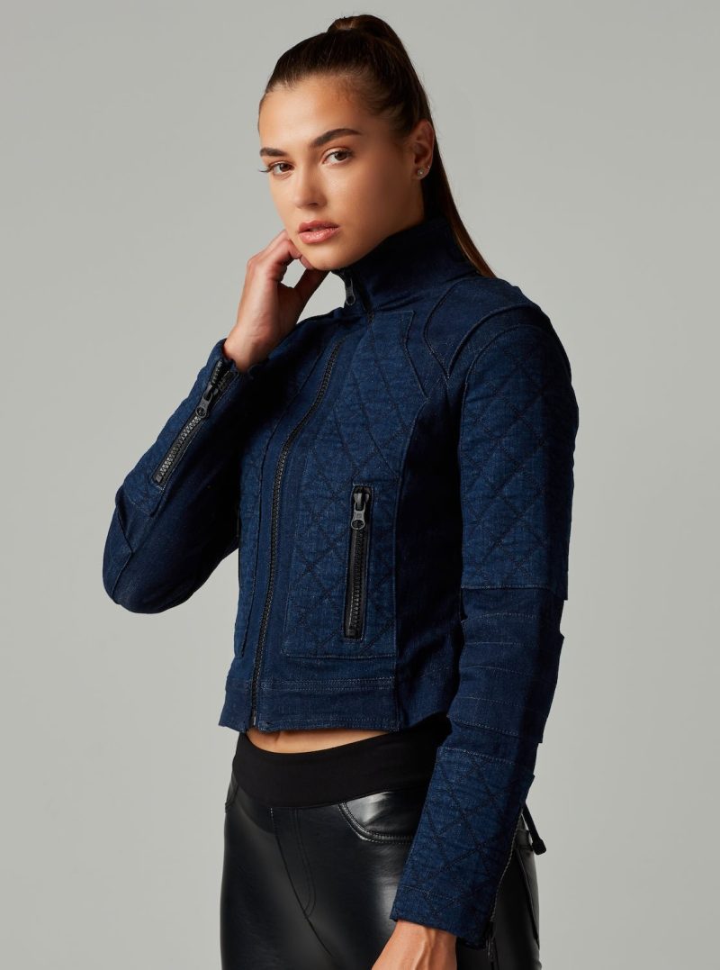 denim seville moto jacket 512596