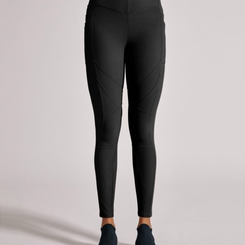 Directional Rib Legging - Blanc Noir Online Store