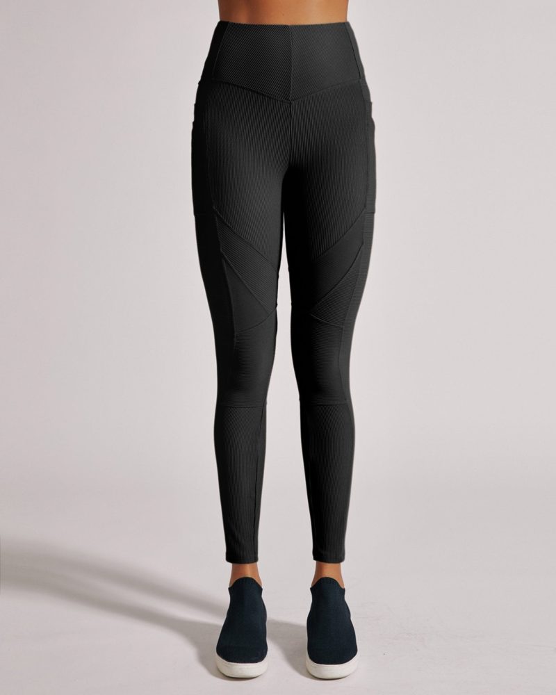 Directional Rib Legging - Blanc Noir Online Store