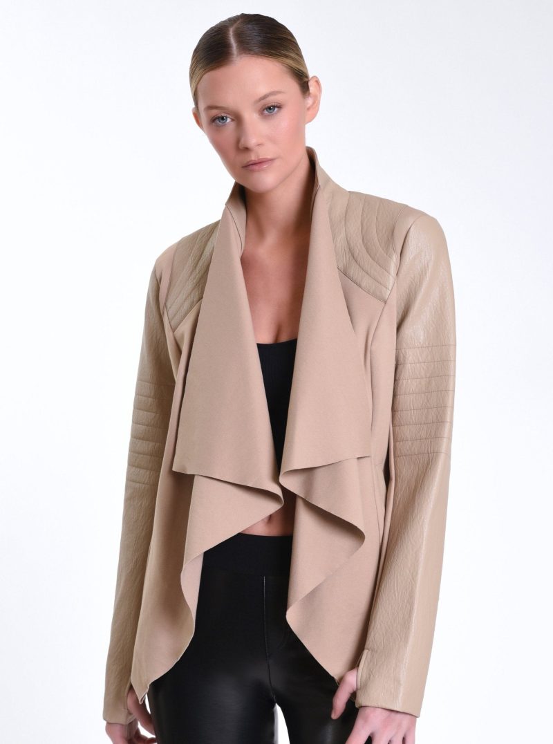 drape front jacket 354340