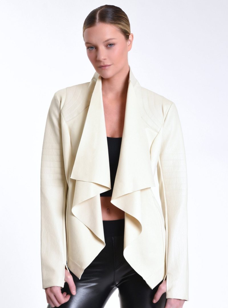 drape front jacket 455999