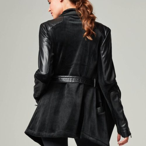 drape velour jacket 370845