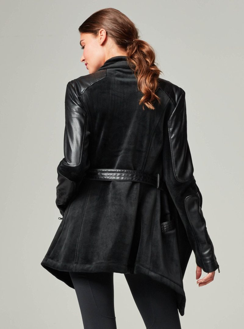 drape velour jacket 370845