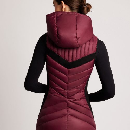 elongated puffer vest 159195