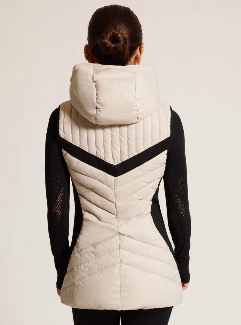 elongated puffer vest 619749