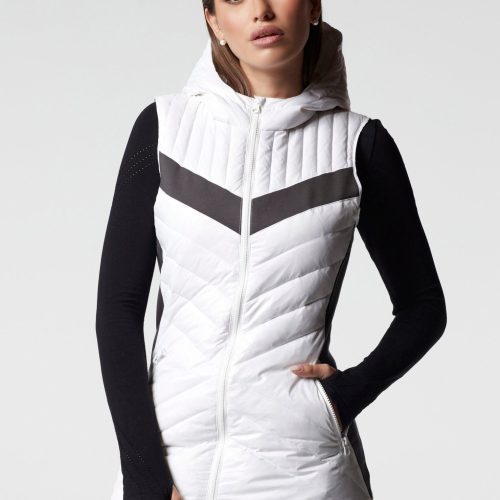 Elongated Puffer Vest - Blanc Noir Online Store