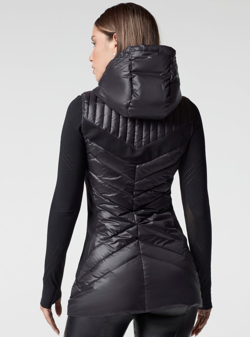 elongated puffer vest 931954