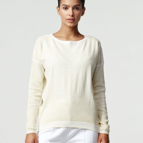 HUNTRESS BOYFRIEND SWEATER - Blanc Noir Online Store