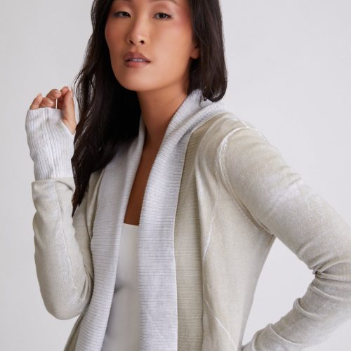 huntress drape front cardigan 216189