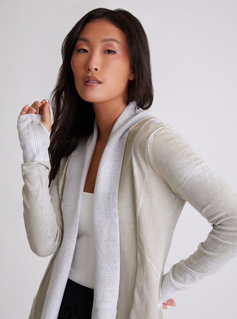 huntress drape front cardigan 216189