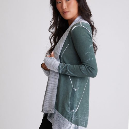 huntress drape front cardigan 233302