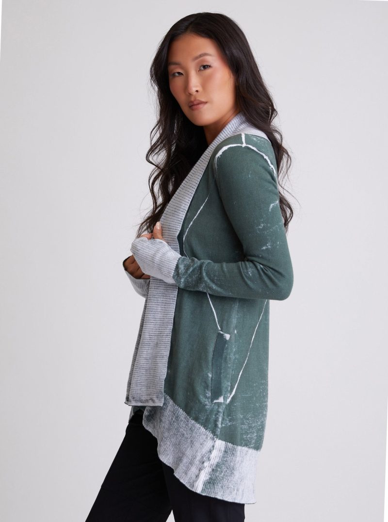 huntress drape front cardigan 233302