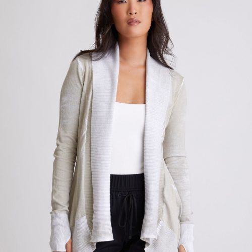 Huntress Drape Front Cardigan - Blanc Noir Online Store