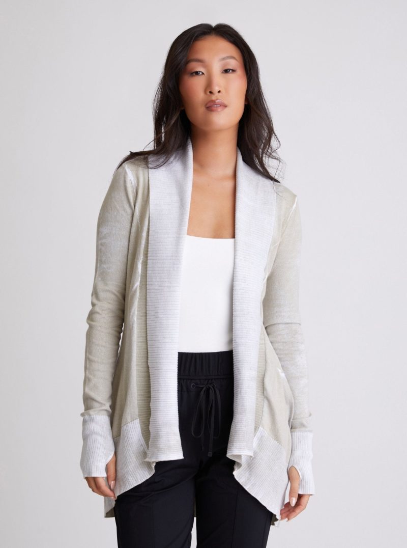 Huntress Drape Front Cardigan - Blanc Noir Online Store